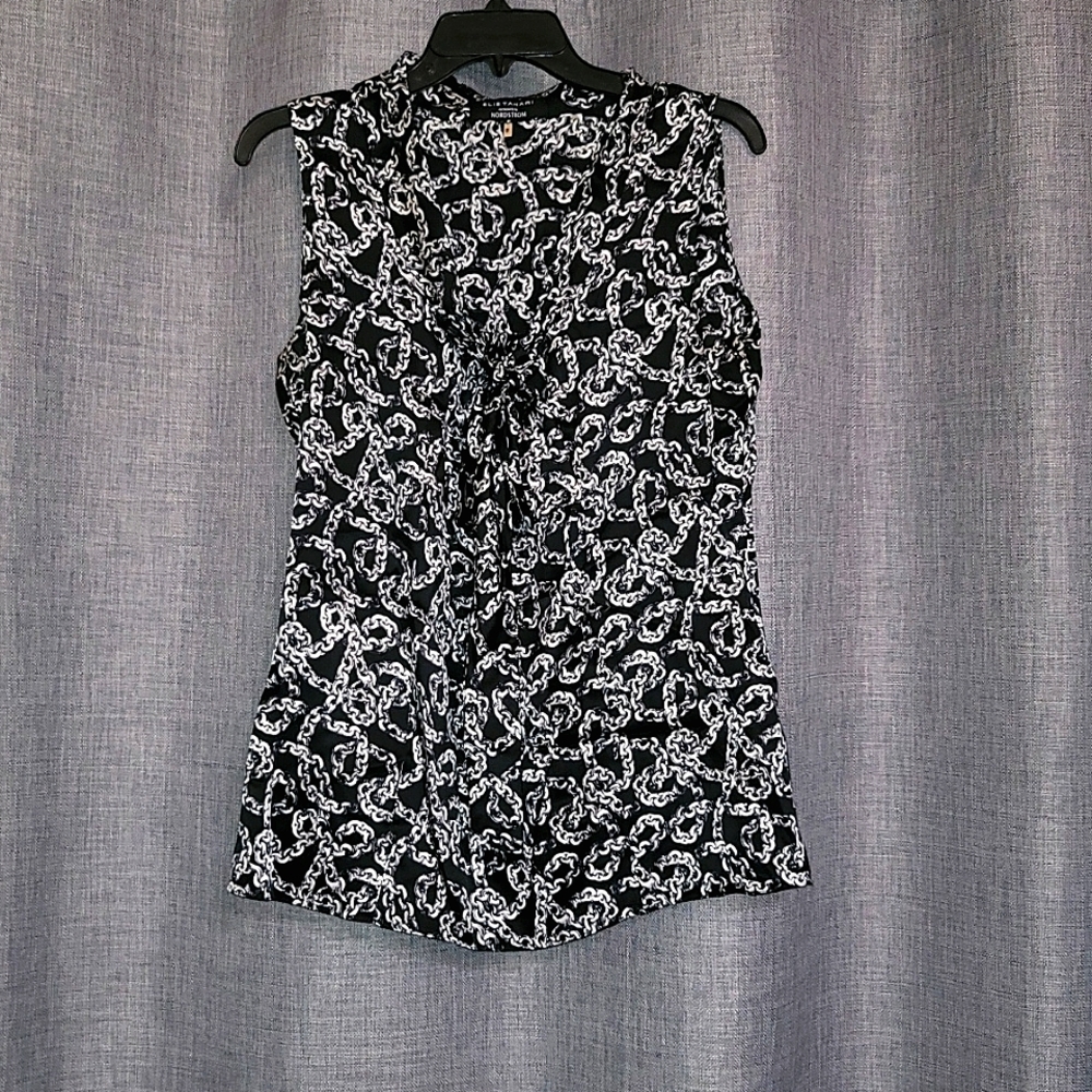 Elie Tahari Women's Top Short Sleeve